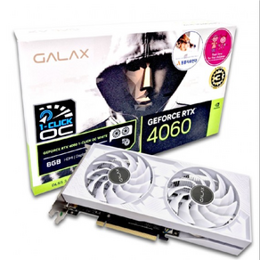 갤럭시 GALAX 지포스 RTX4060 WHITE OC D6 8GB