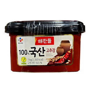 해찬들 100% 국산고추장 보통매운맛 1kg