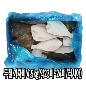 다인 냉동 손질 두절 가자미(약24미) 4.5kg 생선구이 생선요리 생선찜 급식용 구이용, [3450-0](박스)참 두절가자미 4.5kg, 1박스