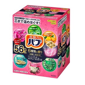 바브 탄산 입욕제 Bath Salt 6종 56개입, 1개