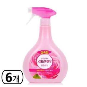 샤프란 케어 섬유 탈취제 은은한 향, 900ml, 6개