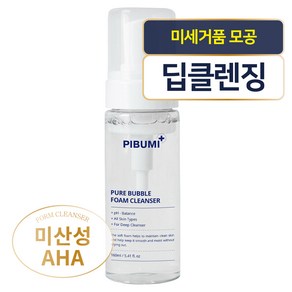 피부미 퓨어 버블 폼 클렌징, 1개, 160ml