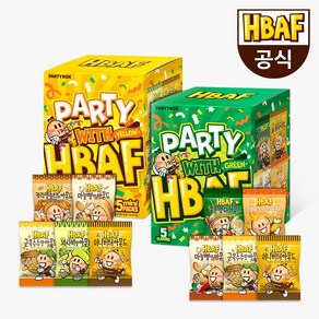 [HBAF] 바프 아몬드 미니 25봉 세트 (20gX25봉) 2종 택1, 파티박스 그린 (20gX25봉), 25개