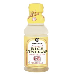 Kikkoman Seasoned Rice Vinega 10 Fluid Ounce Kikkoman 양념 쌀 식초 10액량 온스, 1개, 296ml