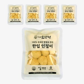 고소한 콩고물 한입 인절미 160g 5팩 묶음, 5개