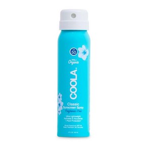 COOLA 선스크린 SPF 50 선블록 스프레이 과 테스트 거친 스킨 프리 무향, 2 Fl Oz(1팩), 1개, 60ml