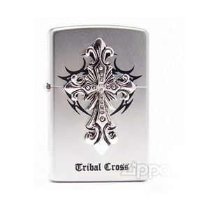 [ZIPPO] TRIBAL CROSS EMB 1 CHROME