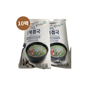 하동섬진강 하동 오호락 섬진강 재첩국 500g 10팩, 10개