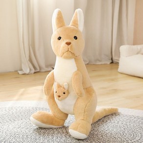 캥거루 인형 대형인형 수면 큰 애착, 브라운캥거루, 40cm-49cm