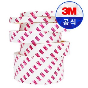 3M 4421 스카치 폼 양면테이프 3M(길이) 강력 아크릴 산업용 스펀지 두꺼운 PE 양면폼테이프 백색, 3개, 30mm