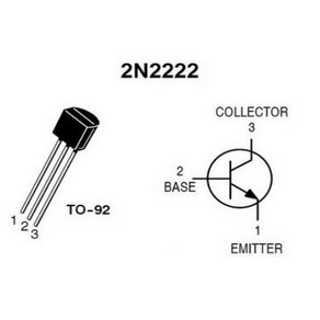 2N2222A(NPN) 바이폴라 트랜지스터(bjt bipolar junction transistors 40V 600mA) 0.1%의 비밀