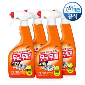 무균무때 주방용 세정제, 500ml, 4개