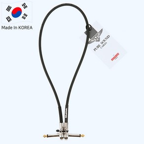 모가미 팬케익 이펙터 패치 케이블 15Cm 20Cm 25Cm 30Cm 45Cm 60Cm 길이에 맞게, PSV-60(60Cm), 1개