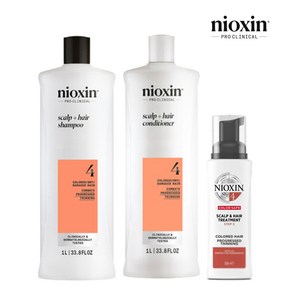 NIOXIN 니옥신 시스템 4단계 샴푸1L+컨디셔너1L+트리트먼트200ml 세트 최신리뉴얼패키지, 1개