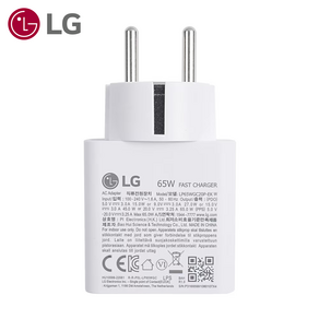 LG전자 그램 노트북 정품 충전기 어댑터 LP65WGC20P-EK W USB-C PD PPS 65W, 1개