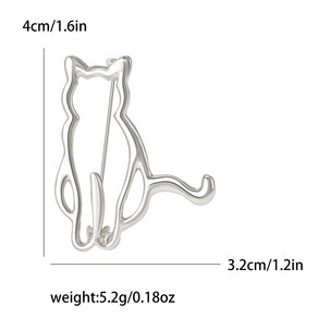 고퀼리티 고양이 력셔리 디자인 정장브로치