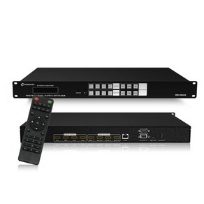 아크로넷 VDK-HD4X4 4K HDMI 매트릭스 스위치 4포트 리모컨 TCP/IP 지원, 1개