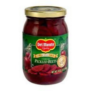 Del Monte Cinkle Cut Pickled Beets 16oz Glass Ja (4) 델 몬테 크링클 컷 절인 비트 16온스 유리병 (4), 453g, 1개