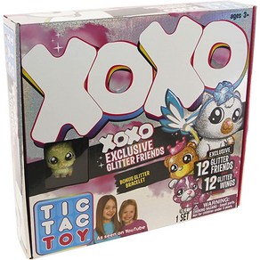 블립 토이스 Tic Tac Toy XOXO 독점 글리터 친구 컬렉션, 상세페이지 참조, 1개