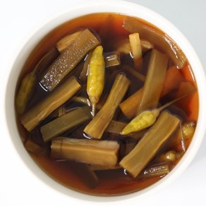 [여우마을 수제반찬] 간장 궁채장아찌 줄기상추장아찌, 2개, 1kg