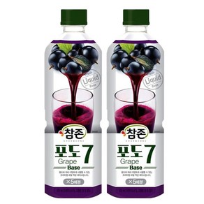 참존식품 포도7베이스 835ml, 2개