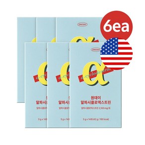 데이즈온 원데이 알파시클로덱스트린 알파CD 6박스 12주분, 42g, 6개