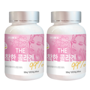 닥터스원 더착한 콜라겐 99% 60g, 120정, 2개