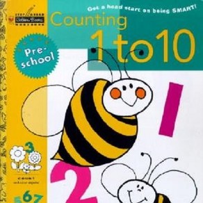 Counting 1 to 10 Gade Peschool [With 30 Stickes] Papeback, Golden Books