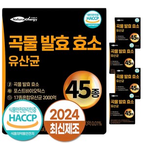 자연속 하루 효소 곡물 발효 효소 유산균 45종