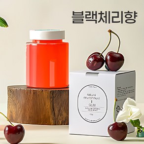 [국산] 자동분사기탈취제 방향제 리필 블랙체리리향, 1세트, 200g