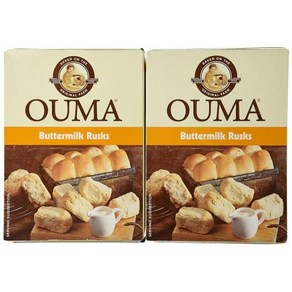 1.1 Pound (Pack of 2) Ouma Buttermilk Rusks 500g (2 Pack) 1.1파운드(2팩) 오마 버터밀크 러스크 500g(2팩)