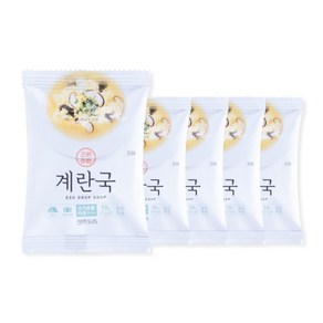 [이지밥] 간편 블럭국 즉석국 계란국10g x 5개입 동결건조 간편식, 1개, 50g