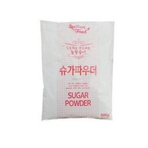 슈가파우더, 5개, 500g