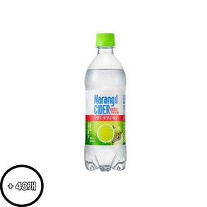 나랑드사이다 그린애플 제로, 500ml, 48개