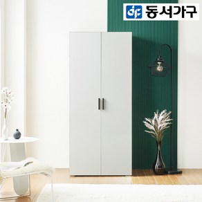 동서가구 칸나 싱글 옷장 800 DF922105, 화이트