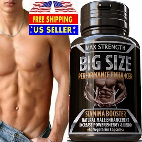 빅사이즈 Male Enhancement Pills Big Dick Enlagement Pleasue Enhance Supplement, 1개, 60정