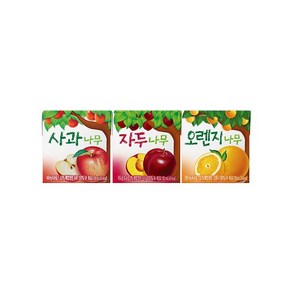 서울우유 자두 / 사과 오렌지 나무 150ml x 24입