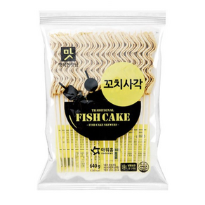 아워홈 꼬치 사각 어묵 640g 포장마차, 5개