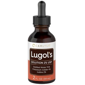 Carlyle Lugols 요오드 액상 2퍼센트 59ml 2fl oz