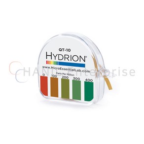 Hydrion QT-10 쿼츠 농도 테스트 페이퍼