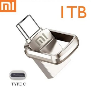 미니 펜 드라이브 메모리 USB 플래시 드라이브 금속 C 타입 OTG 고속 USB 3.1 방수 펜드라이브 2TB 1TB 512GB 128GB, 1개