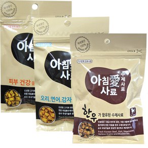 아침애 수제사료200g 3개세트 당일제조, 200g, 골고루 섞어서, 3개