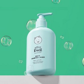 알프레독 강아지 샴푸 화이트 샴푸&린스 380ml, 1개