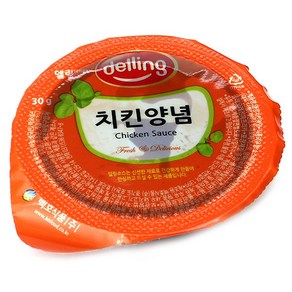 푸드올마켓_ 델링 일회용 치킨양념소스 한박스(30g x 100ea)