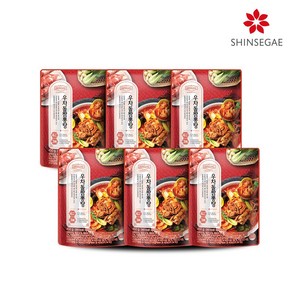 [신세계푸드] 호텔컬렉션 에센셜 우차돌 짬뽕탕 450g, 6개