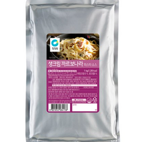 청정원 생크림 까르보나라 파스타소스, 1kg, 1개