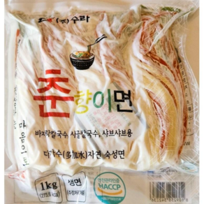 건강한 밥상 칼국수면 삼색면 (춘향이면) 업소용 10kg 60인분