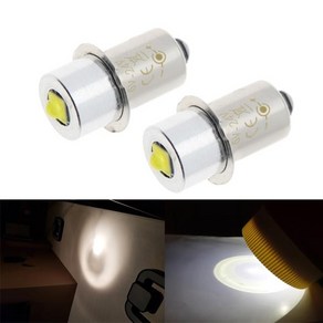 2PCS 5W 624V P135S 손전등 LED 전구 비상 작업 빛 램프 교체 횃불 토치 CE, 01 Wam White