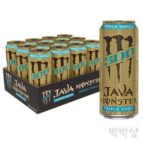 몬스터에너지 자바 300 트리플 샷 커피 크림 450ml 12팩, Java 300 Vanilla, 12개