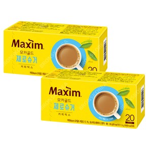 동서 맥심 모카골드 제로 슈거 커피믹스 20T X 2개 신제품, 11.5g, 20개